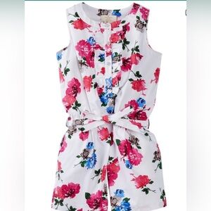 🆕 KATE SPADE girls “Abby” romper in Spring Bloom! Sz 6